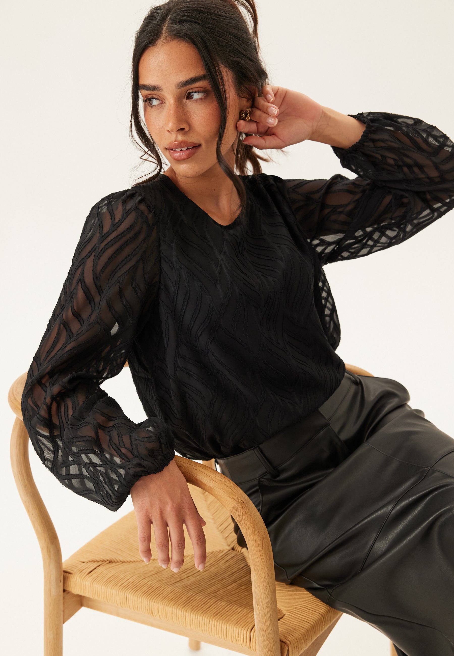 VILA Vimika O-neck L/S Top