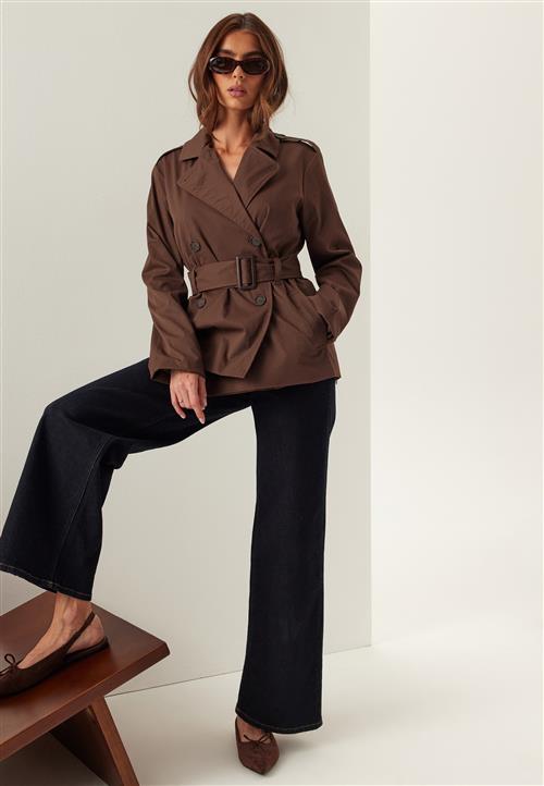 BUBBLEROOM Short Trench Coat