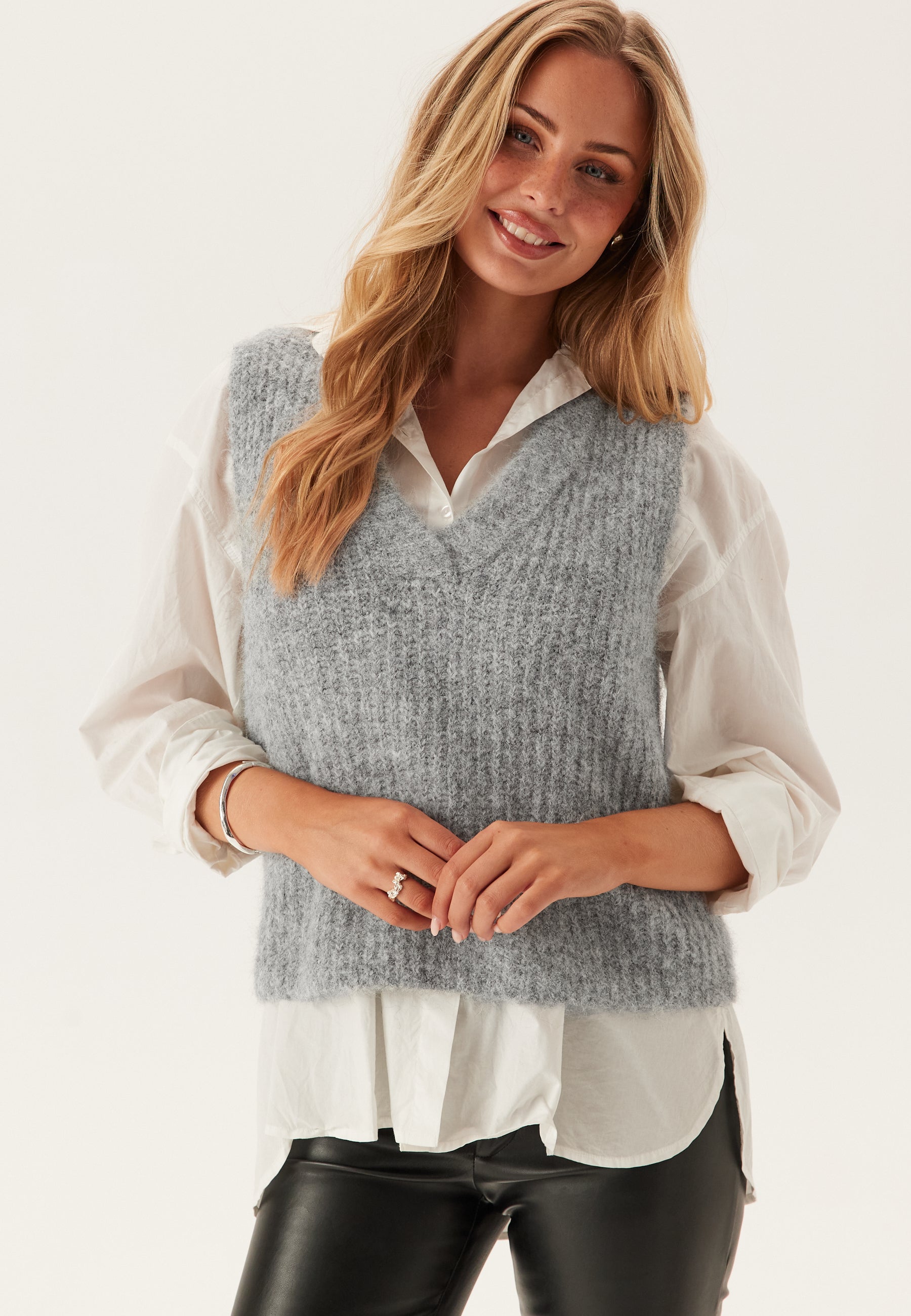 VERO MODA Vmnovah Rib Sl V-neck Vest