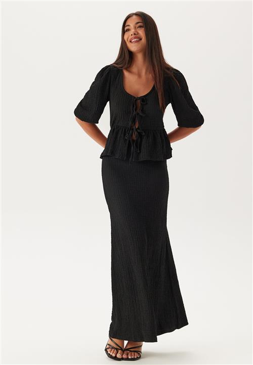 BUBBLEROOM Structure Maxi Skirt