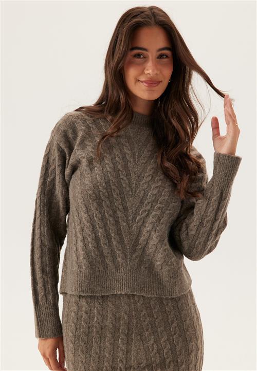 VILA Virelli Highneck L/S CABLE KNIT