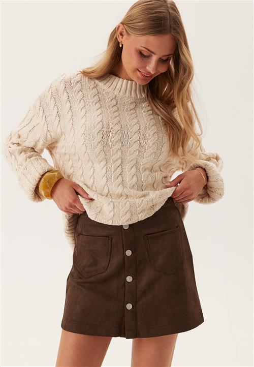 ONLY Onlamazing-stina Faux Suede Skirt