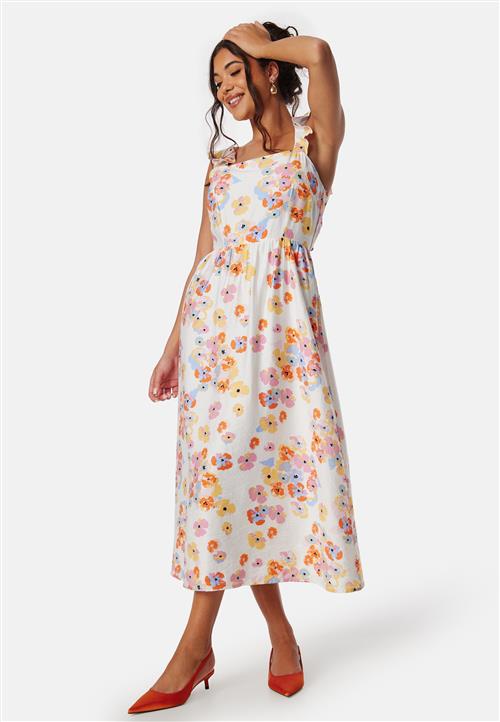 Pieces Pckarlson SL open back tie dress