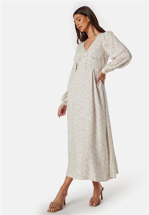 BUBBLEROOM Viscose V-neck Maxi