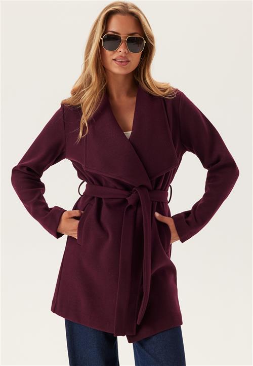 VILA Vicooley Collar Belt Coat