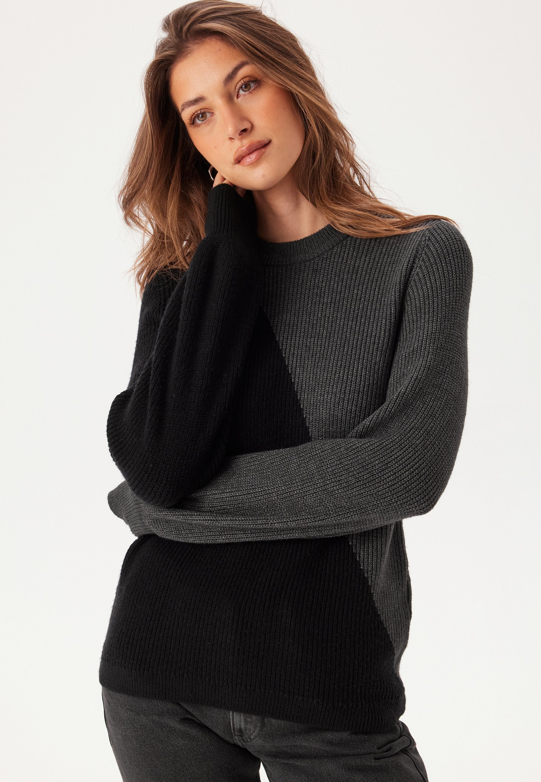 Object Collectors Item Objditte Re L/S KNIT PULLOVER