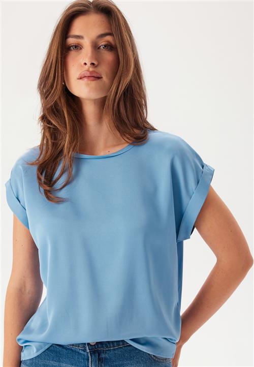 VILA Viellette S/S Satin Top
