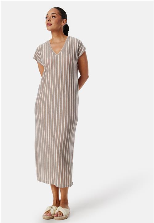 VERO MODA Vmlana Ss V-neck Calf Dress Jrs
