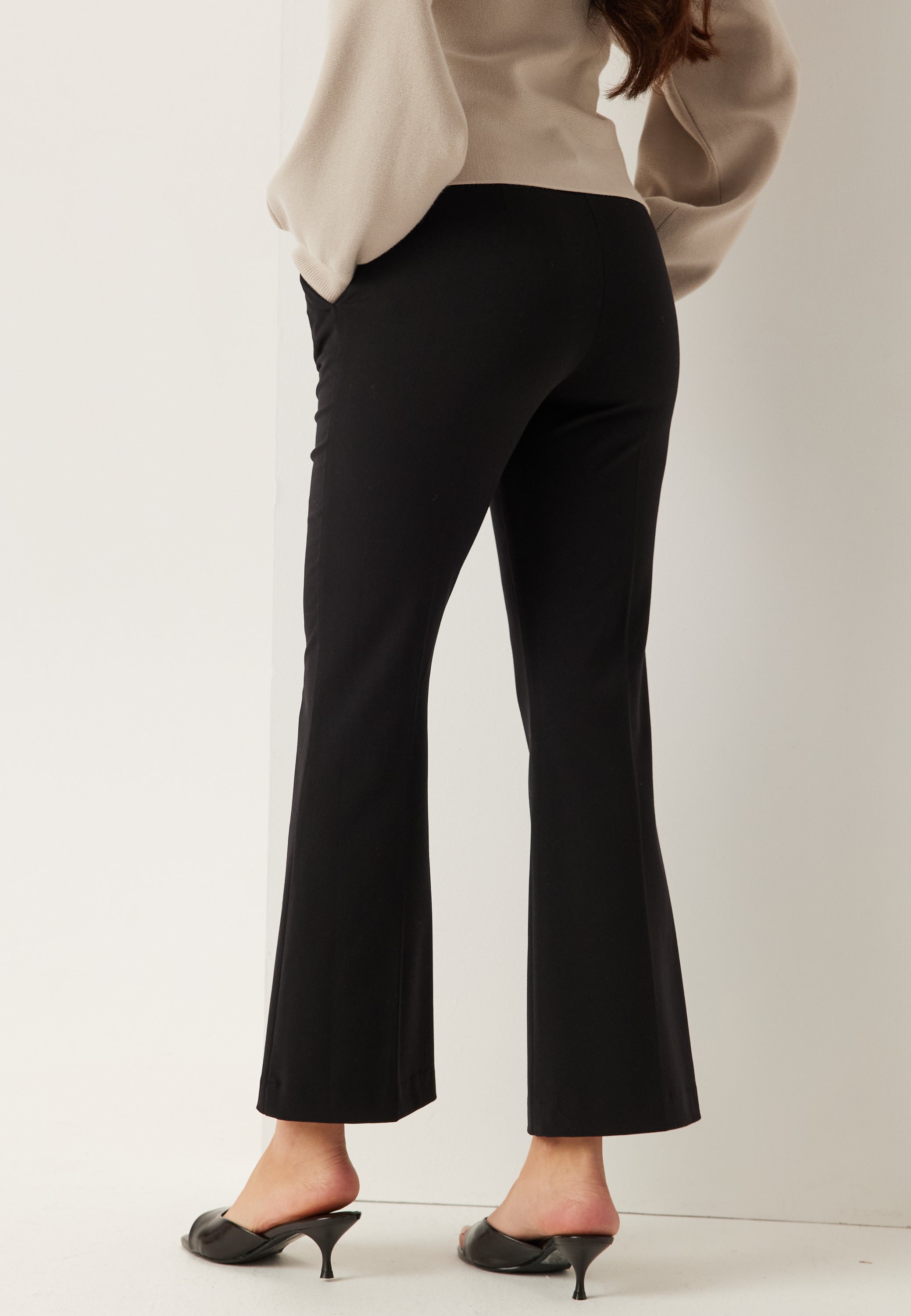 BUBBLEROOM Kick Flare Trousers