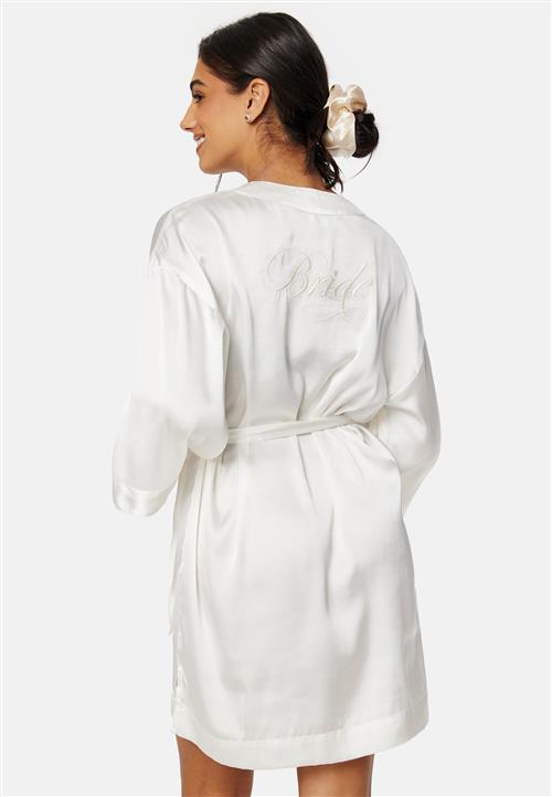 BUBBLEROOM Bride Satin Kimono Robe