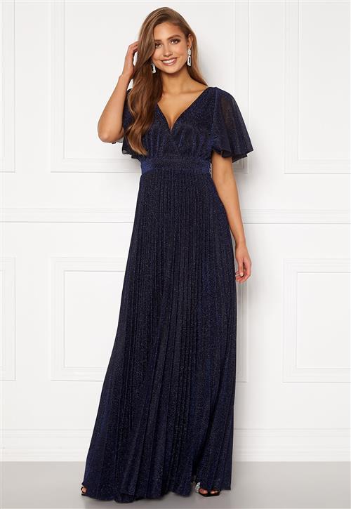 Goddiva Flutter Glitter Dress