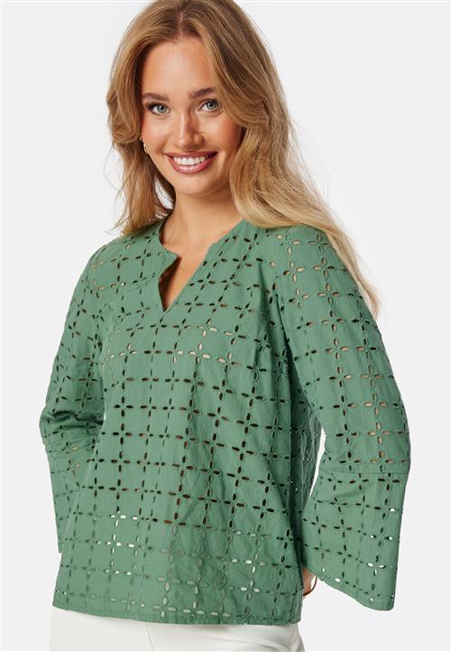 Happy Holly Broderie Anglaise Blouse