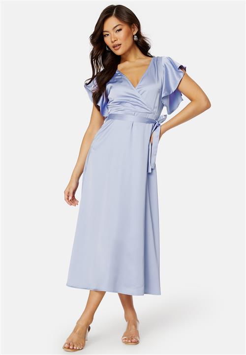 VILA Carolina S/S V-Neck Midi Dress