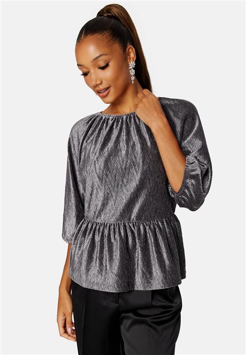 Happy Holly Perline puff sleeve top