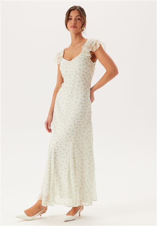 VERO MODA Vmsmilla S/L ANKLE FRILL DRESS