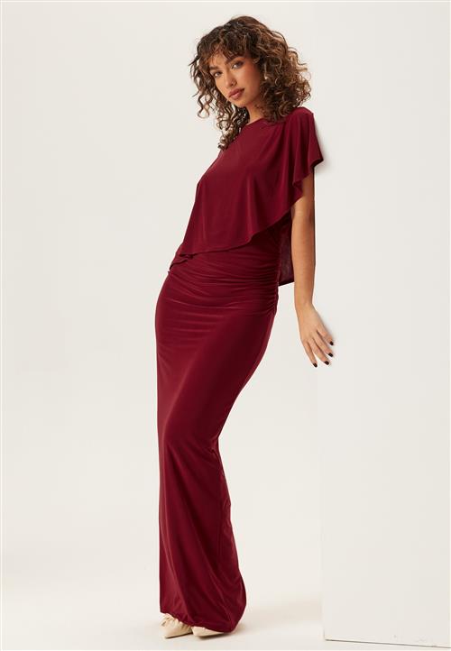 Bubbleroom Occasion Cape Soft Maxi Dress