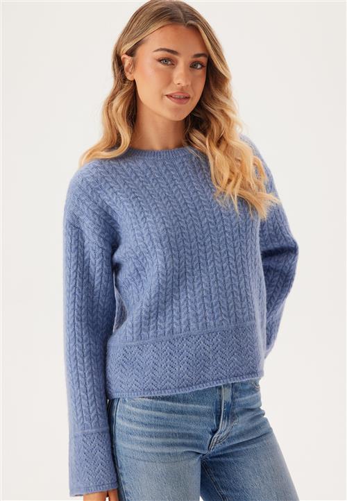 SELECTED Slfalva Structure Ls Knit O-neck