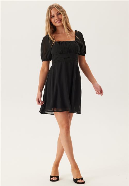 BUBBLEROOM Square Neck S/S Georgette Dress