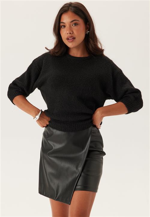 BUBBLEROOM Short Sleeve Knitted Sweater