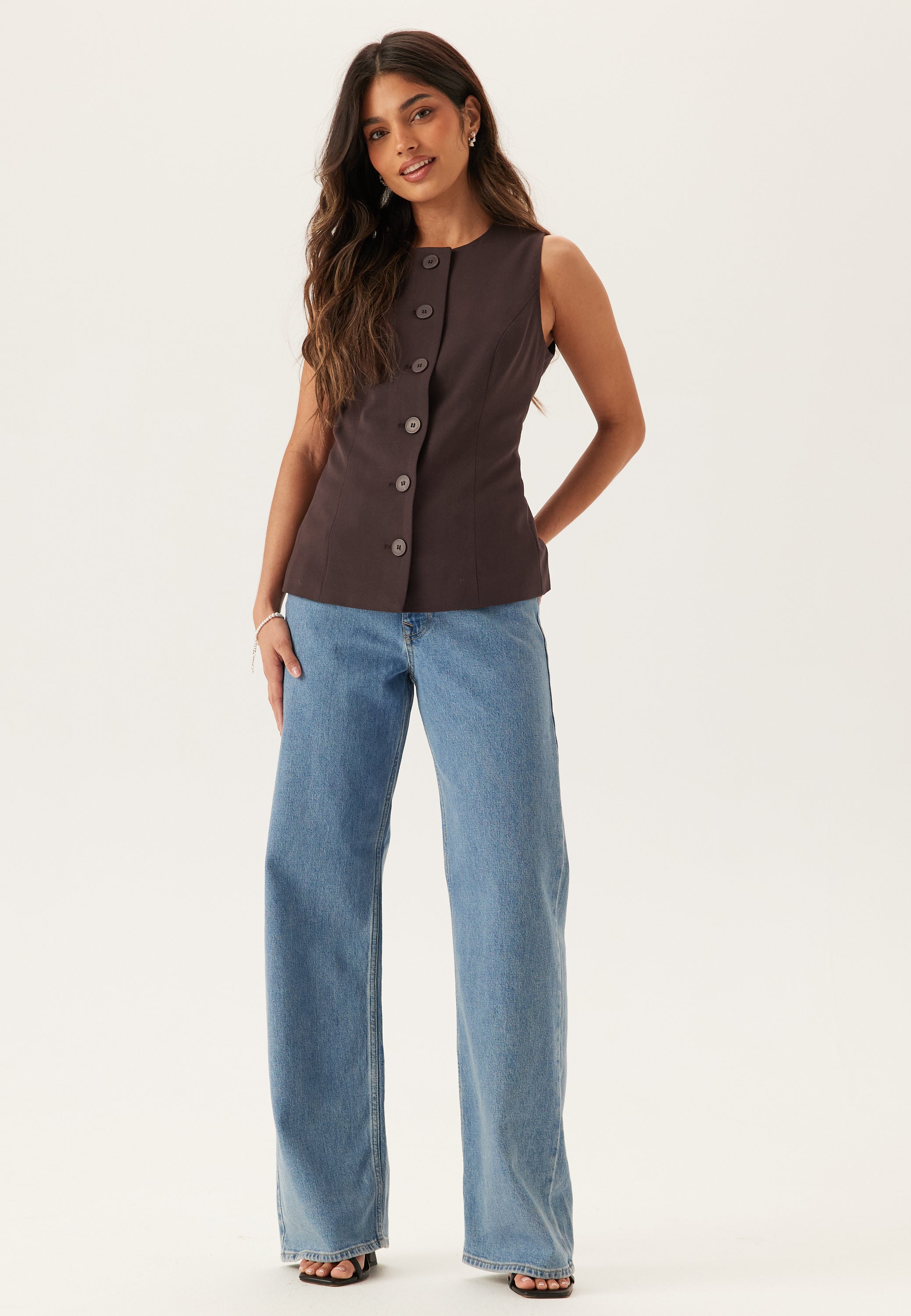 SELECTED Slfwide Bea-kori Light Bl Hw J