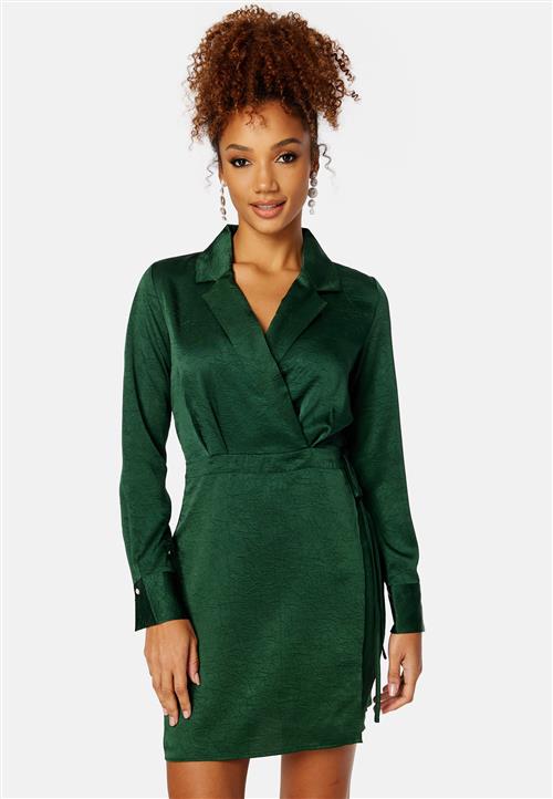 VILA Regitse L/S Short Wrap Dress