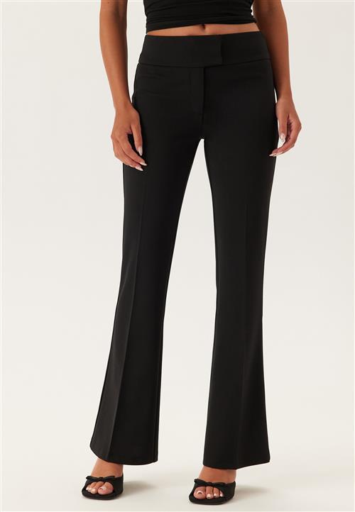BUBBLEROOM Soft Suit Flared Trousers