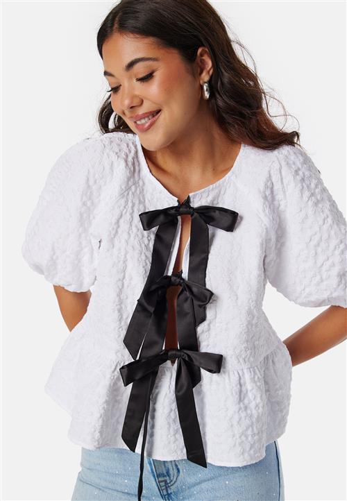 VERO MODA Vmofelia 2/4 Bow Detail Top