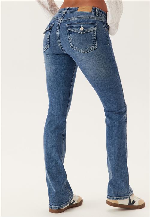 BUBBLEROOM Low Bootcut Flap Jeans