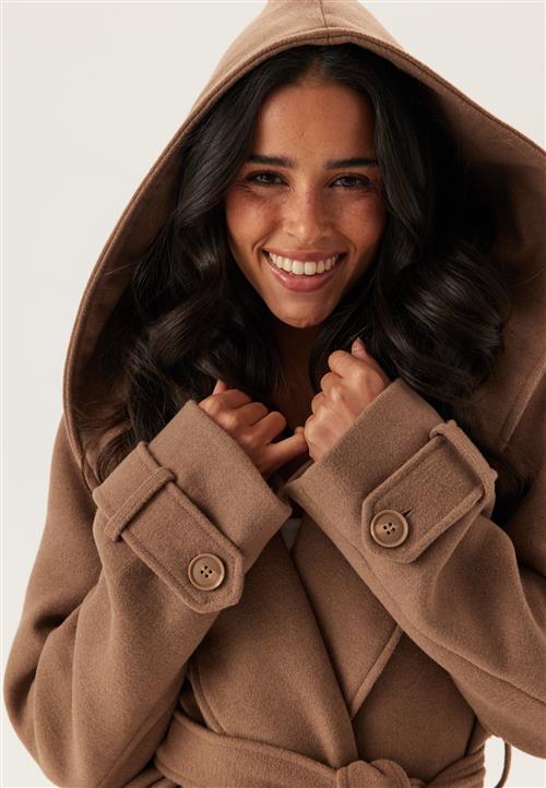 Happy Holly Hooded Wool Mix Coat