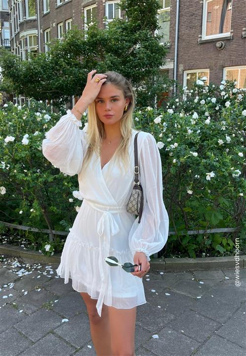 Bubbleroom Occasion Frill Balloon Sleeve Dress