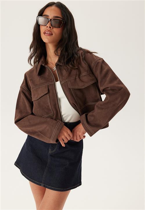 ONLY Onlstina Life Faux Suede Jacke