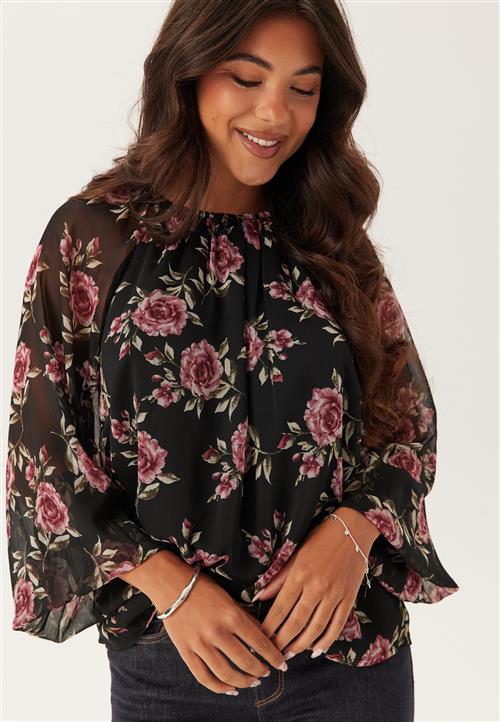 BUBBLEROOM Raglan Chiffong Blouse