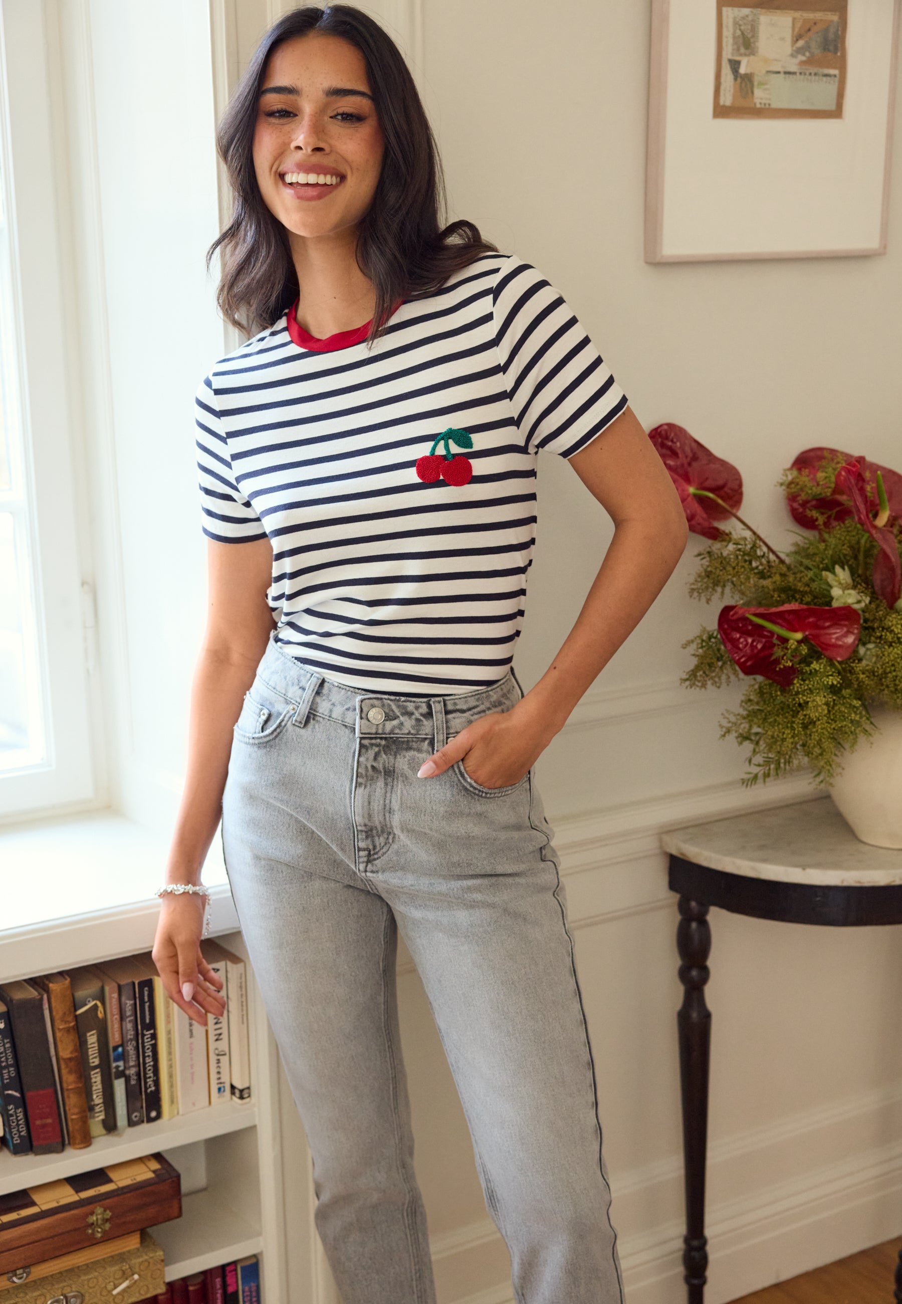 ONLY Onlheart Life S/S TEE JRS NOOS