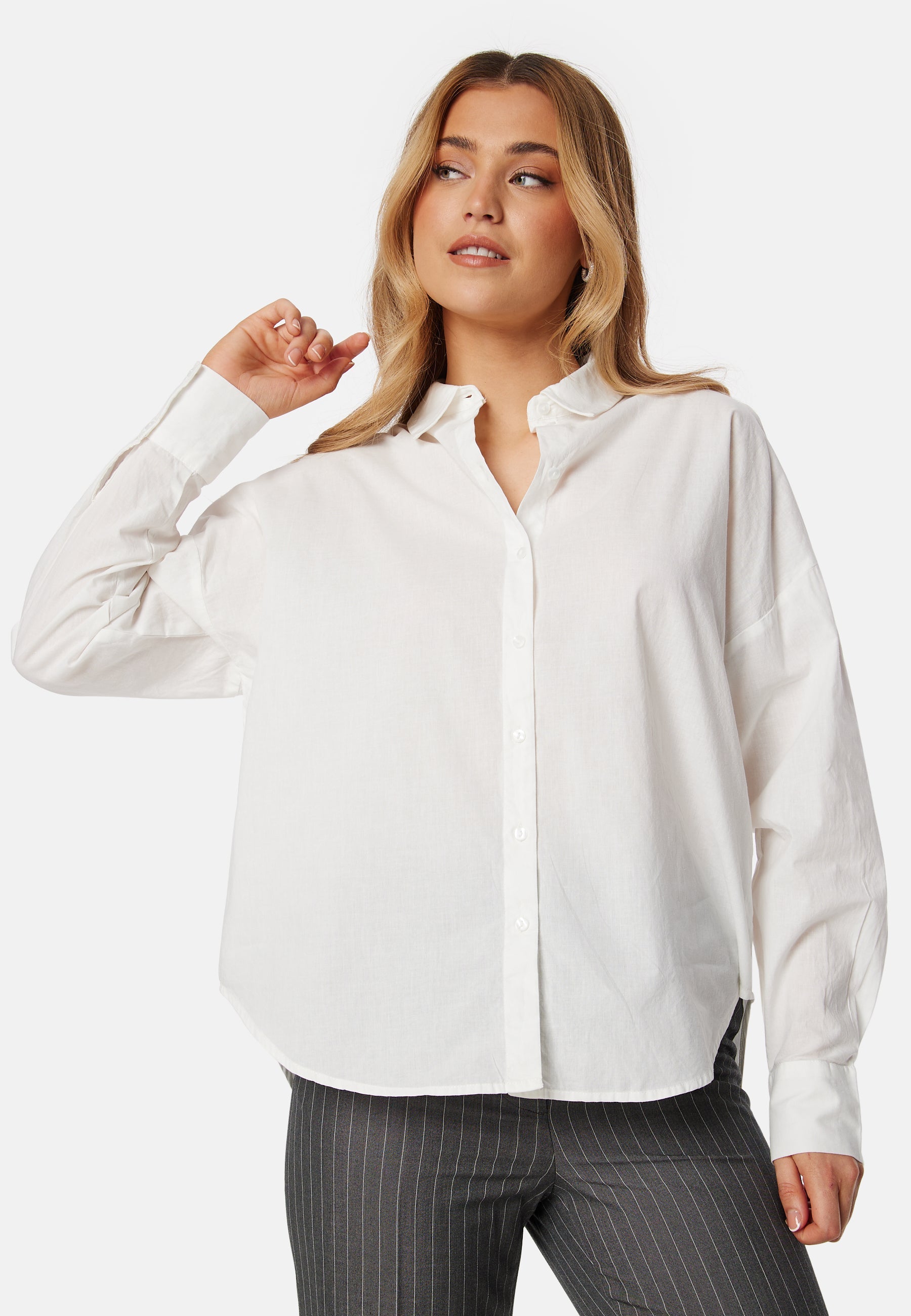 Pieces Tanne LS Loose Shirt