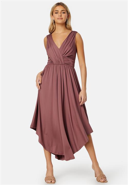 Bubbleroom Occasion Draped Soft Midi Dress