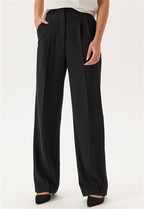BUBBLEROOM Straight Leg Pleated Suit Pants