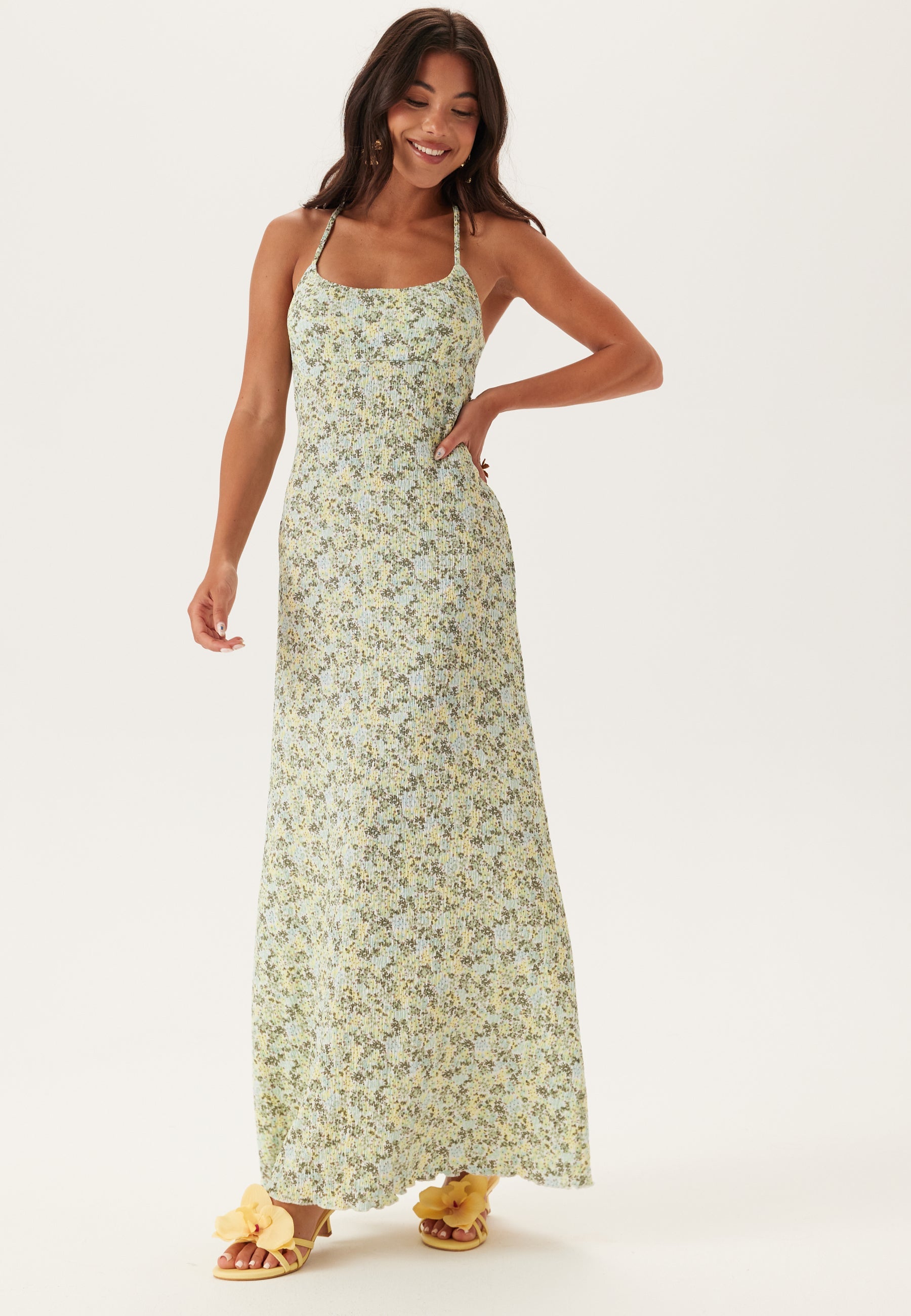 BUBBLEROOM Maxi Strap Dress