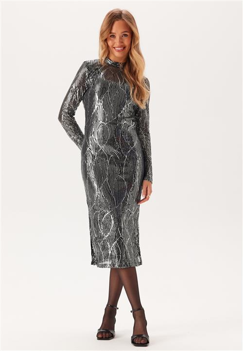 VILA Vigigi Highneck Sequin L/S