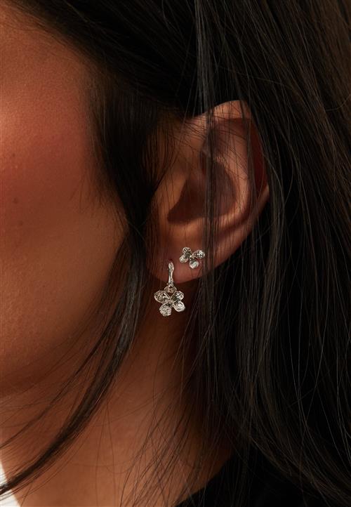 Pilgrim Ajani Earrings 2-in-1 Set, Silver