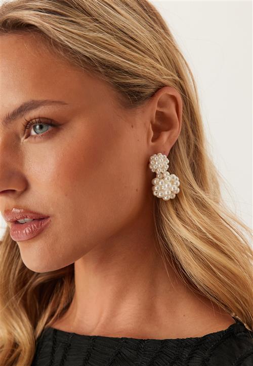 BY JOLIMA Pearl Double Bead Earring