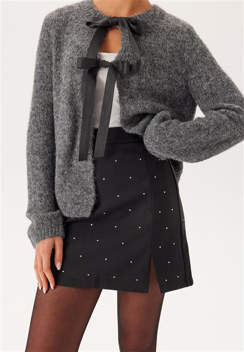 Pieces Pcpeva Rhinestone Hw Mini Skir