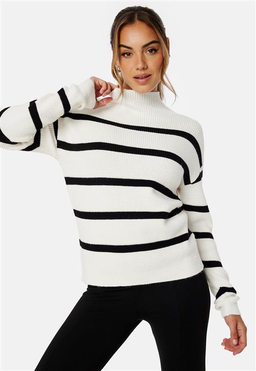 VILA Viril Mockneck L/S Knit Rib