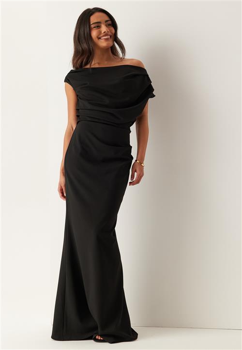 Bubbleroom Occasion Asymmetric Draped Maxi Dress