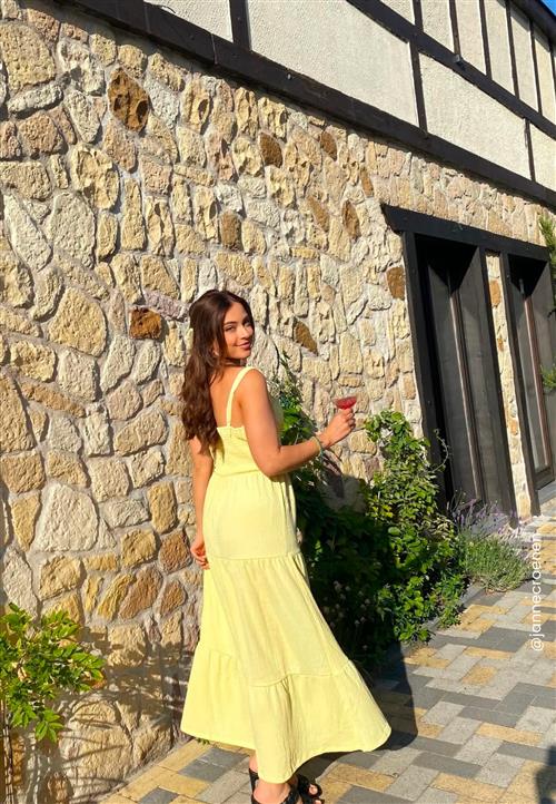 BUBBLEROOM Tie Smock Dress