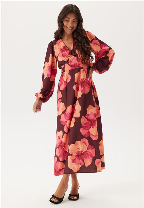 BUBBLEROOM Balloon Sleeve Maxi Dress