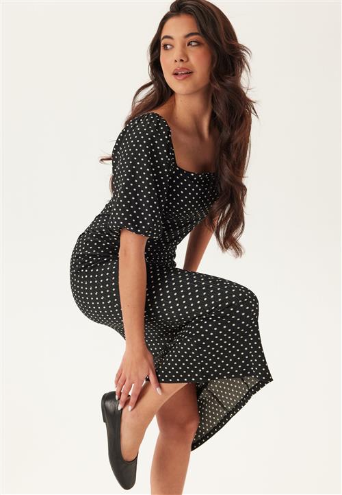 BUBBLEROOM Volume Sleeve Midi Dress
