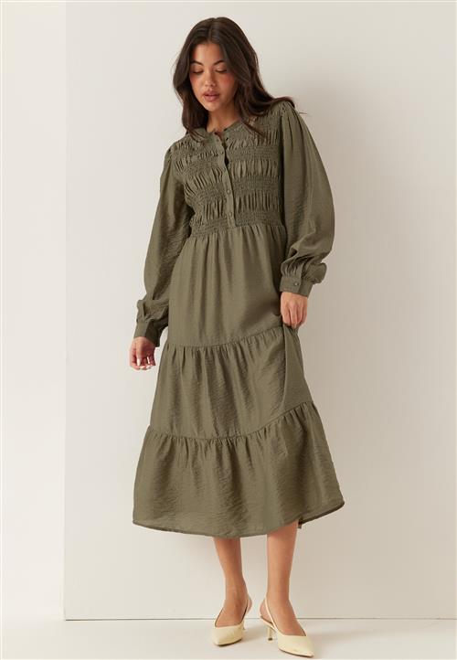 Happy Holly Smock Midi Dress