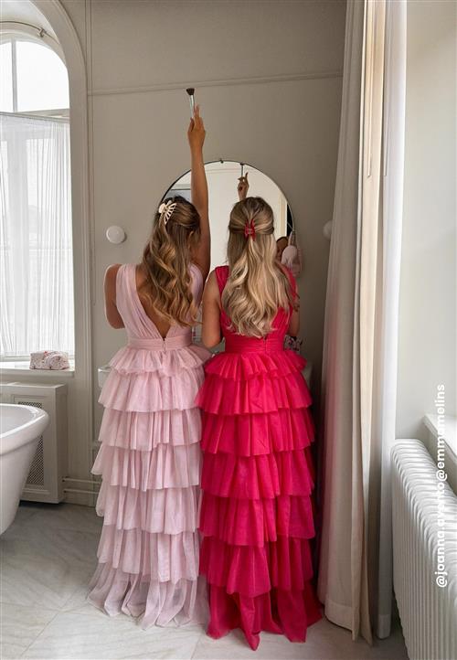 Bubbleroom Occasion Tulle Frill Gown