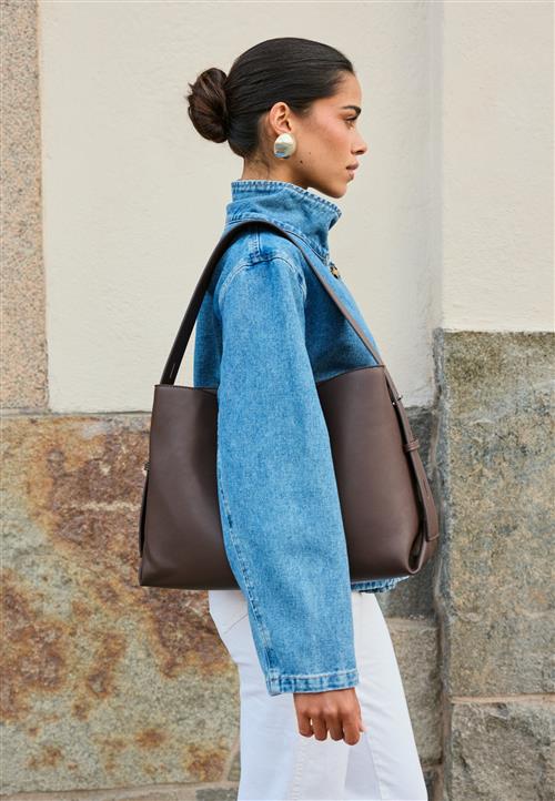 BUBBLEROOM Faux Leather Tote Bag