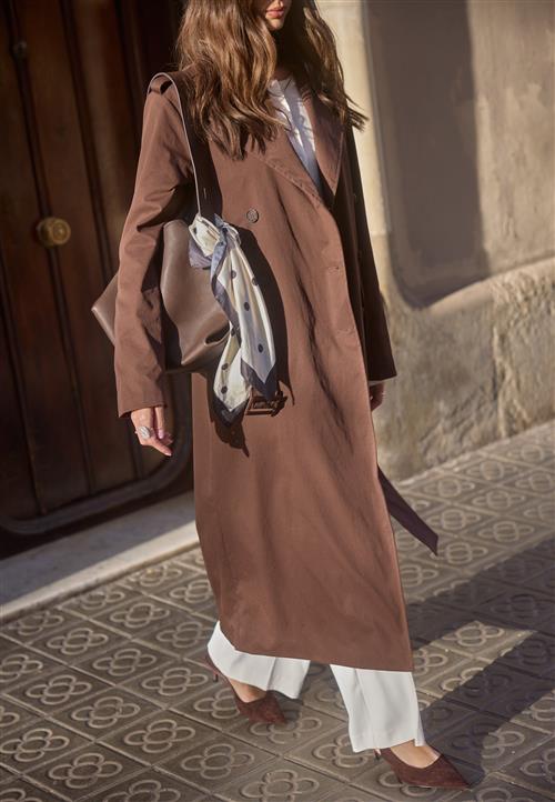 BUBBLEROOM Long Trench Coat